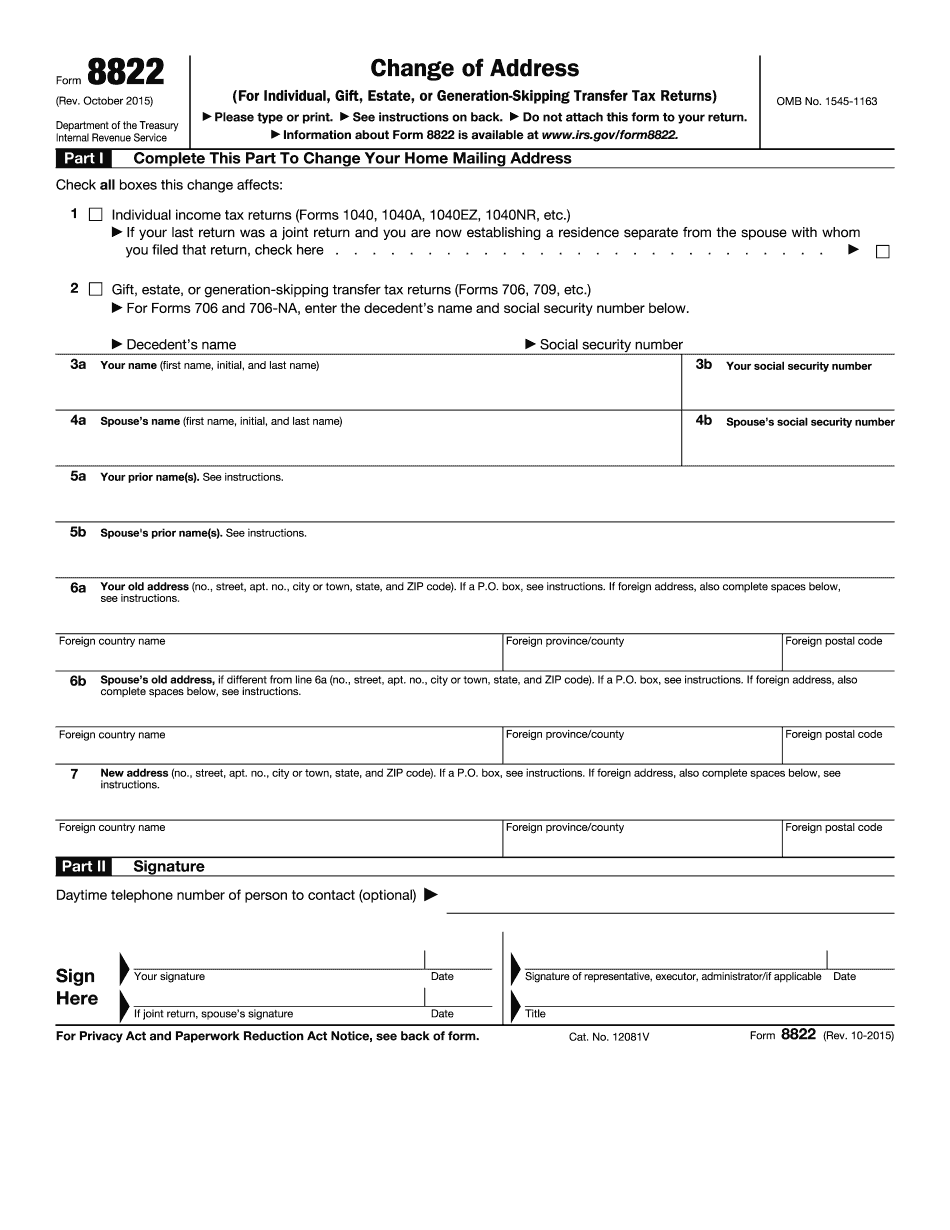 Irs Name Change Form Fill Online Printable Fillable Blank Form