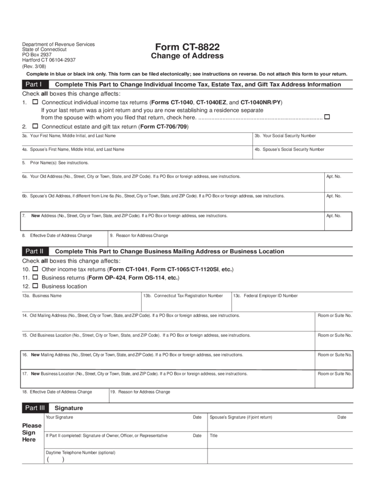 Social Security Change Of Address Form 5 Free Templates In PDF Word 